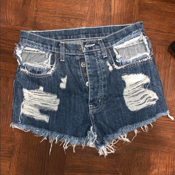 carnage blue denim shorts - Picture 3 of 6